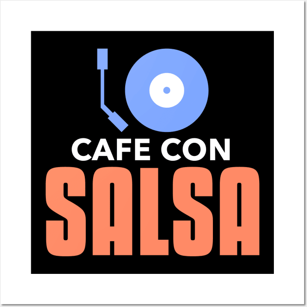 cafe con salsa Wall Art by BVHstudio